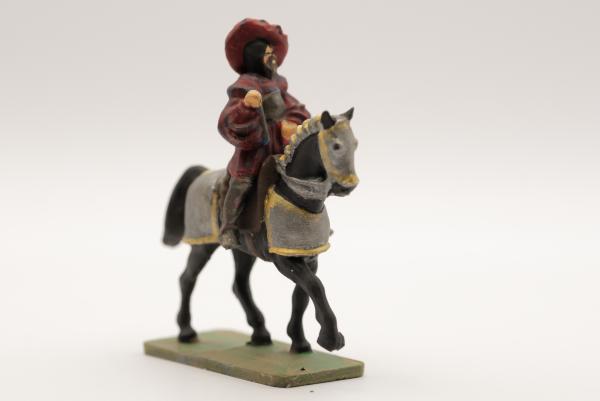 Captain with armored horse